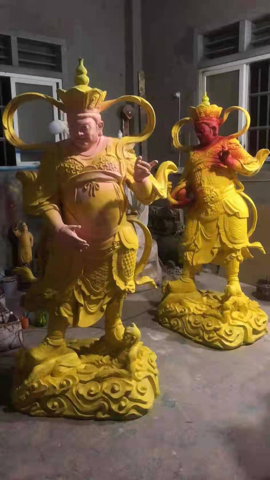 如意彩四大天王贴金缘起