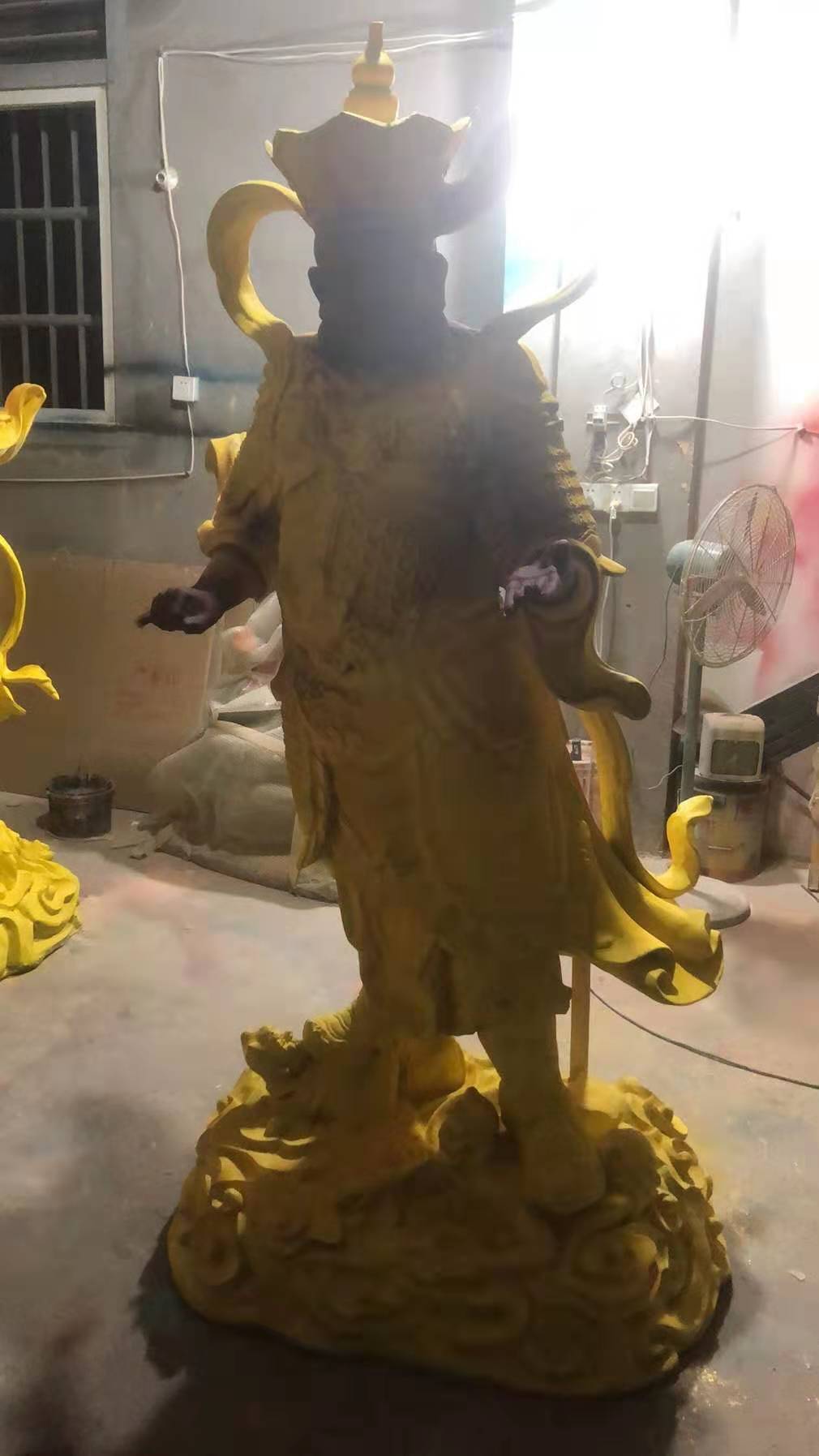如意彩四大天王贴金缘起